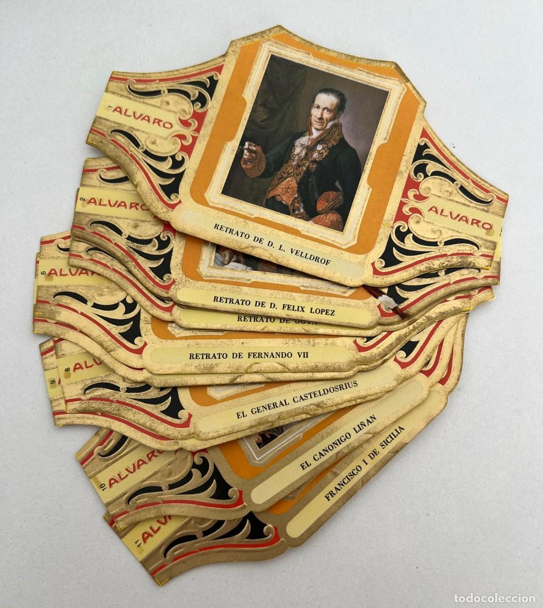 Vitolas de colecci&oacute;n: &Aacute;LVARO &ndash; CUADROS DE VICENTE L&Oacute;PEZ &ndash; COLECCI&Oacute;N COMPLETA DE 12 VITOLAS