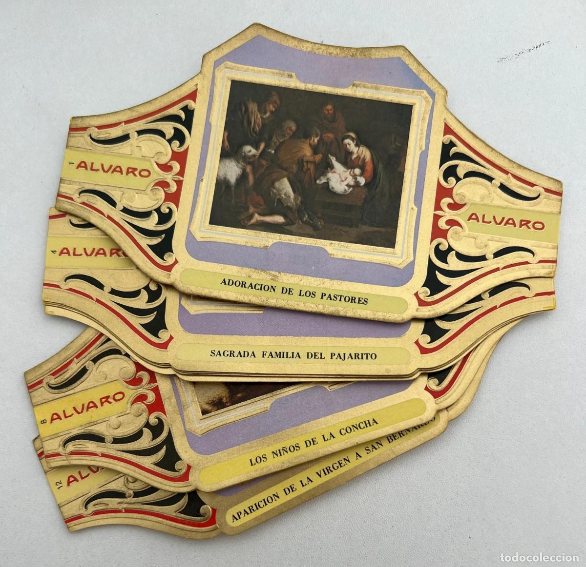 Vitolas de colecci&oacute;n: &Aacute;LVARO &ndash; CUADROS DE MURILLO SERIE II &ndash; LOTE DE 24 VITOLAS