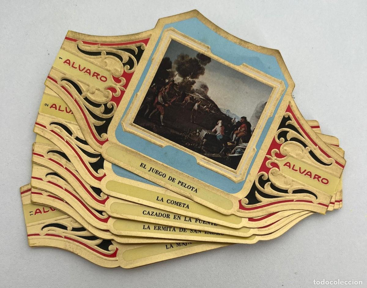 Vitolas de colecci&oacute;n: &Aacute;LVARO &ndash; CUADROS DE GOYA SERIE II &ndash; LOTE DE 66 VITOLAS