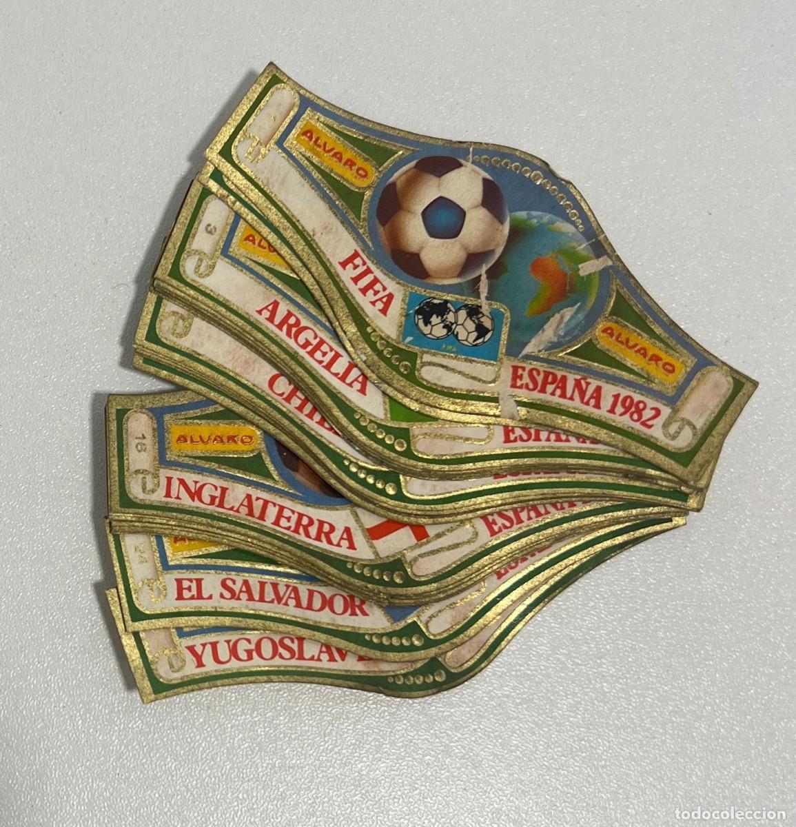 Vitolas de colecci&oacute;n: &Aacute;LVARO &ndash; MUNDIAL 82 &ndash; COLECCI&Oacute;N COMPLETA DE 25 VITOLAS PEQUE&Ntilde;AS