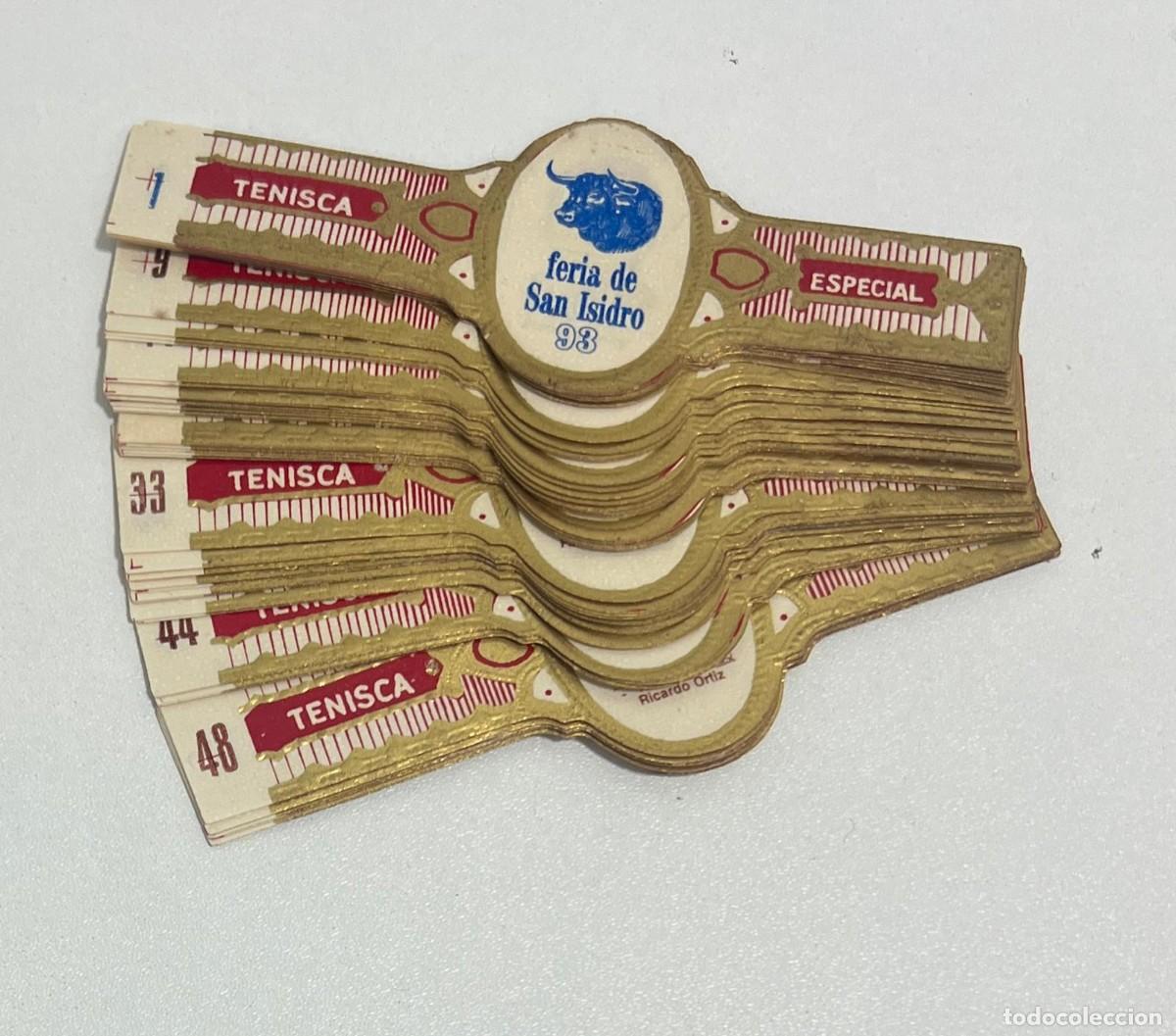 Vitolas de colecci&oacute;n: TENISCA ESPECIAL &ndash; TOREROS &ndash; COLECCI&Oacute;N COMPLETA DE 57 VITOLAS