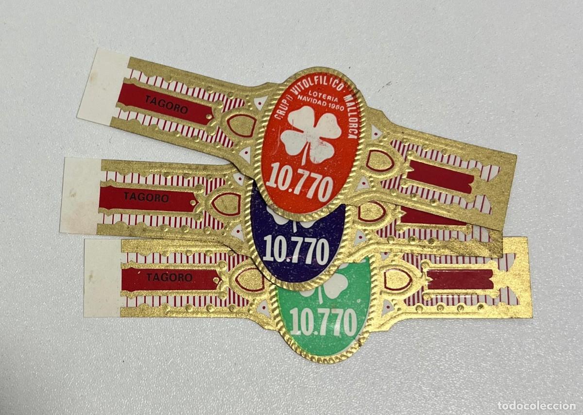 Vitolas de colecci&oacute;n: TENISCA &ndash; LOTER&Iacute;A DE NAVIDAD 1980 &ndash; COLECCI&Oacute;N COMPLETA DE 3 VITOLAS
