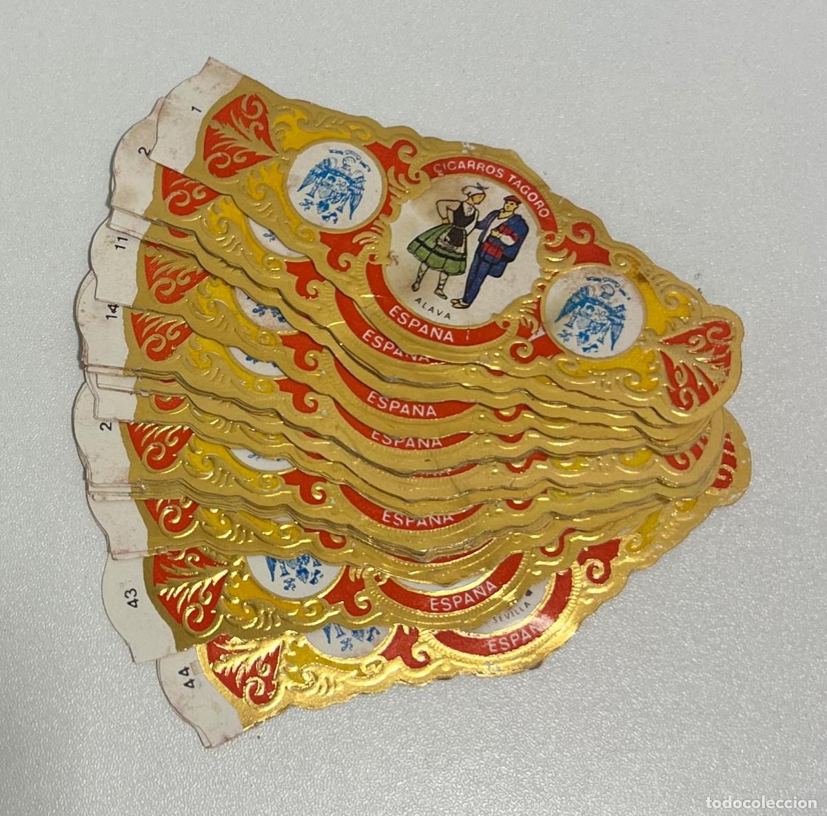 Vitolas de colecci&oacute;n: TAGORO &ndash; ESPA&Ntilde;A I &ndash; TRAJES REGIONALES &ndash; COLECCI&Oacute;N COMPLETA DE 50 VITOLAS