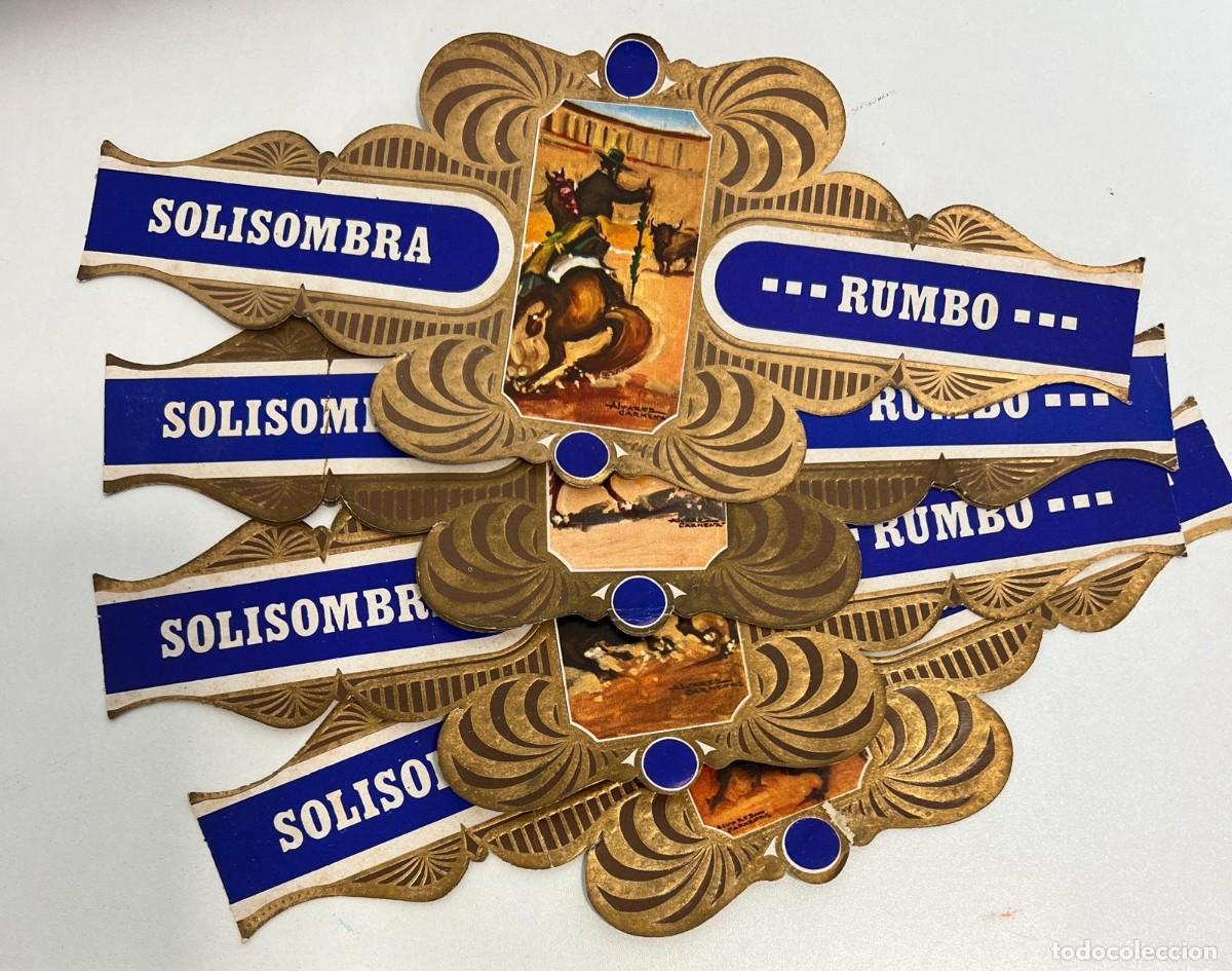 Vitolas de colecci&oacute;n: RUMBO &ndash; EL TOREO A CABALLO &ndash; LOTE DE 5 VITOLAS