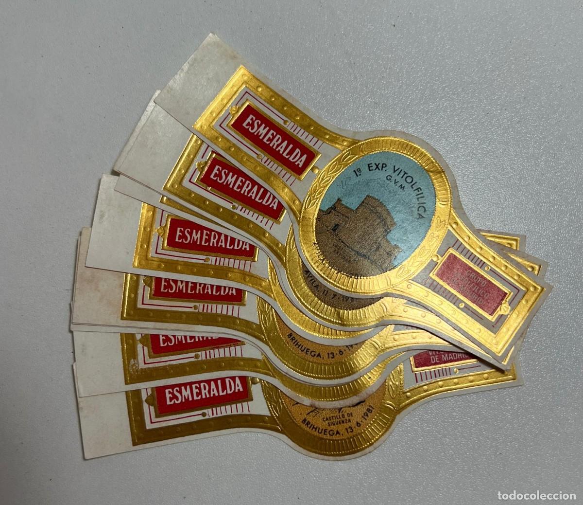 Vitolas de colecci&oacute;n: ESMERALDA &ndash; CASTILLOS DE &Aacute;VILA (1981) &ndash; COLECCI&Oacute;N COMPLETA DE 10 VITOLAS