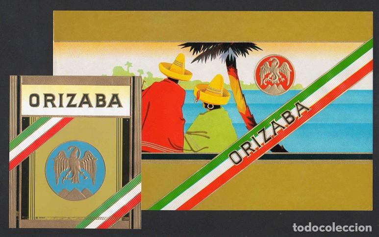 Vitolas de colecci&oacute;n: Vitolas, original litograf&iacute;as. Antiguas litograf&iacute;as de caja de tabacos. Orizaba.