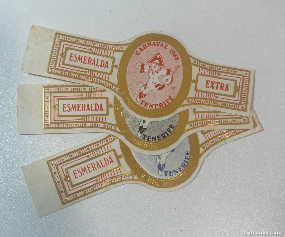 Vitolas de colecci&oacute;n: ESMERALDA &ndash; CARNAVAL TENERIFE (1983) &ndash; SERIE COMPLETA DE 3 VITOLAS