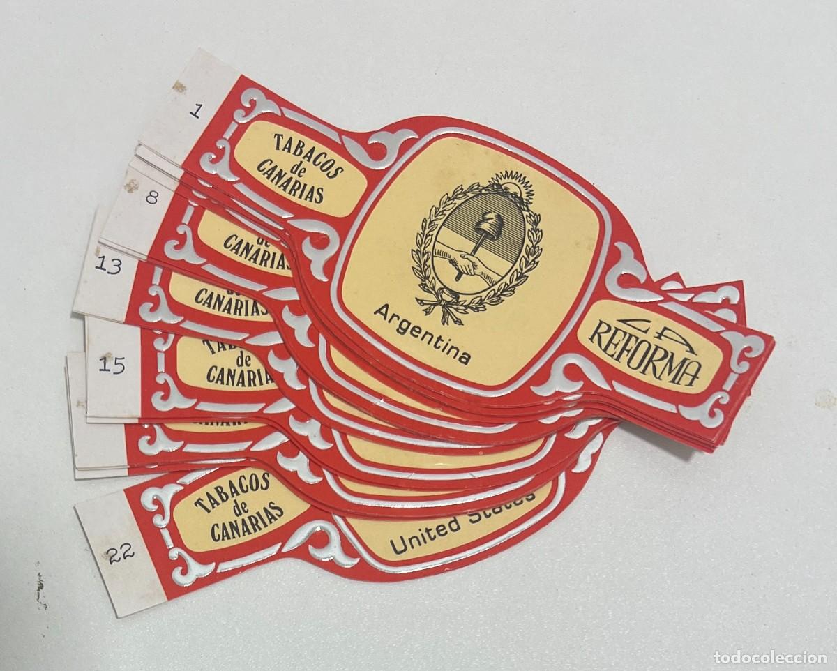 Vitolas de colecci&oacute;n: LA REFORMA &ndash; ESCUDOS DE AM&Eacute;RICA &ndash; COLECCI&Oacute;N COMPLETA DE 26 VITOLAS