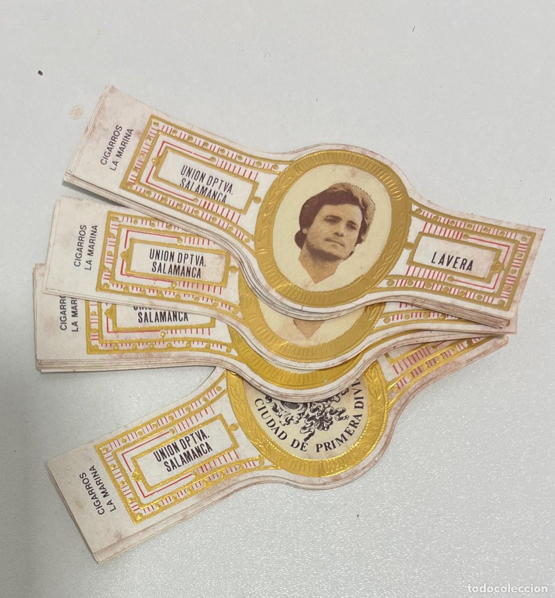 Vitolas de colecci&oacute;n: CIGARROS LA MARINA &ndash; UNI&Oacute;N DEPORTIVA SALAMANCA 1982 &ndash; 25 VITOLAS COMPLETAS