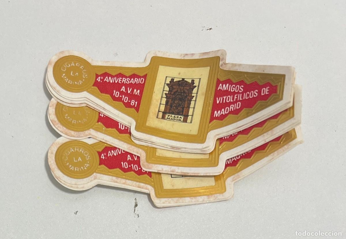Vitolas de colecci&oacute;n: CIGARROS LA MARINA &ndash; IV ANIVERSARIO AMIGOS VITOLF&Iacute;LICOS DE MADRID &ndash; 10 VITOLAS