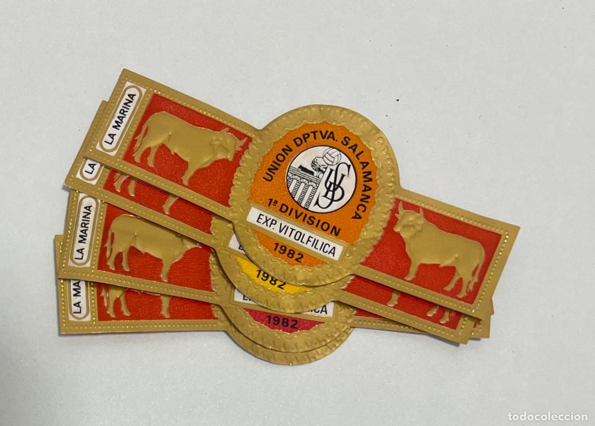 Vitolas de colecci&oacute;n: CIGARROS LA MARINA &ndash; EXPOSICI&Oacute;N U.D. SALAMANCA 1982 &ndash; SERIE COMPLETA 5 VITOLAS