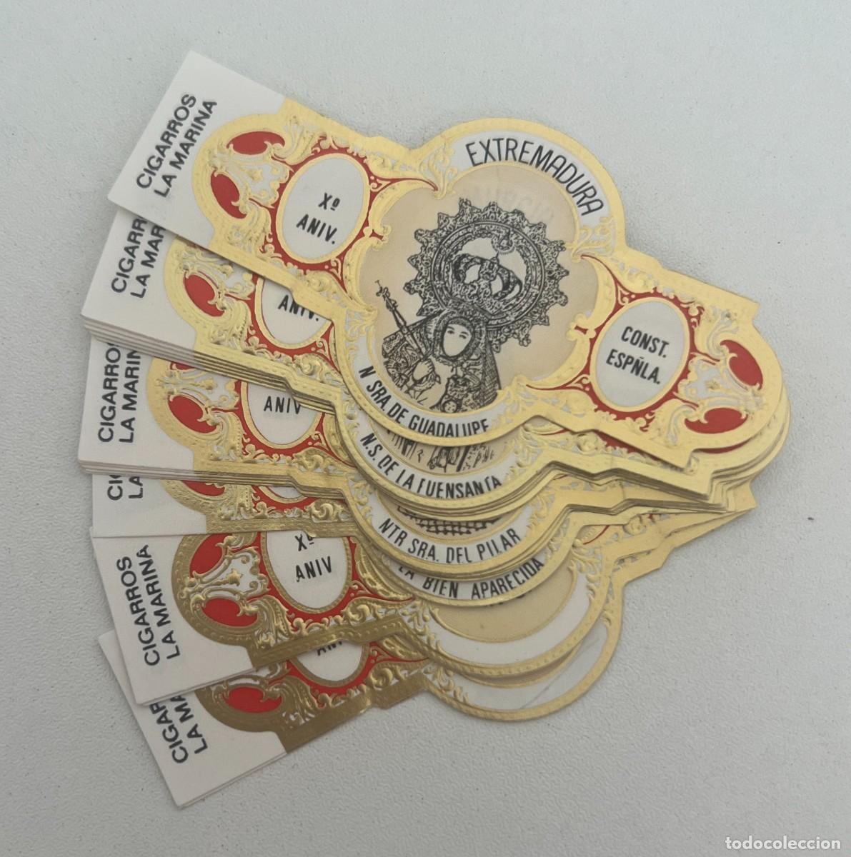 Vitolas de colecci&oacute;n: LA MARINA &ndash; X ANIVERSARIO DE LA CONSTITUCI&Oacute;N ESPA&Ntilde;OLA &ndash; SERIE COMPLETA DE 20 VITOLAS