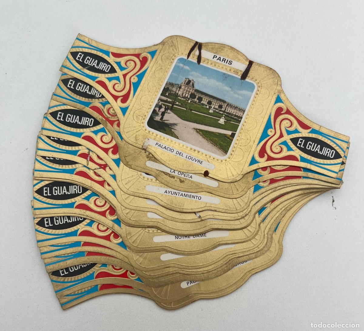 Vitolas de colecci&oacute;n: EL GUAJIRO &ndash; PAR&Iacute;S Y SUS MONUMENTOS &ndash; LOTE DE 21 VITOLAS REPETIDAS