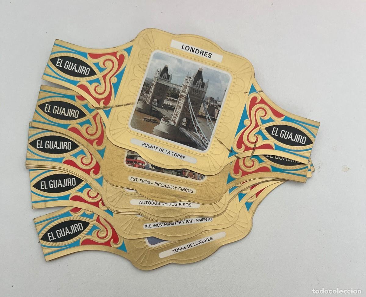 Vitolas de colecci&oacute;n: EL GUAJIRO &ndash; LONDRES &ndash; LOTE DE 13 VITOLAS