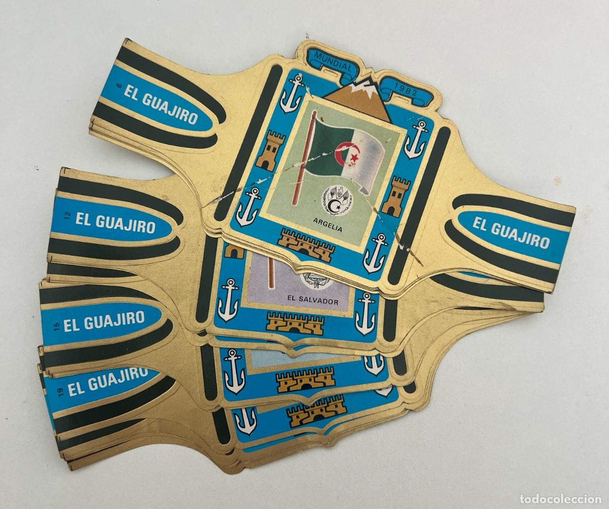 Vitolas de colecci&oacute;n: EL GUAJIRO &ndash; MUNDIAL 82 &ndash; LOTE DE 15 VITOLAS