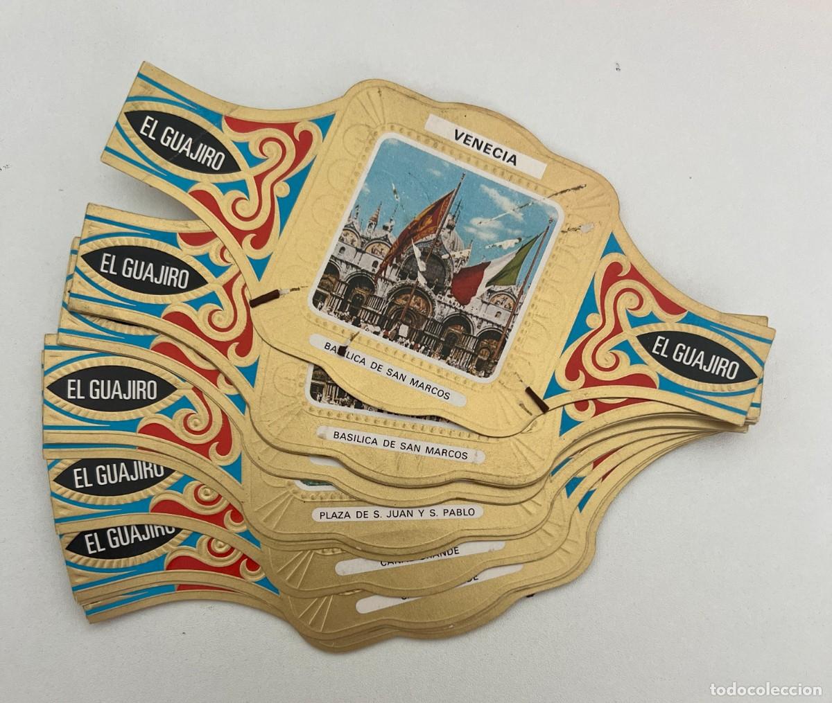 Vitolas de colecci&oacute;n: EL GUAJIRO &ndash; VENECIA &ndash; LOTE DE 21 VITOLAS