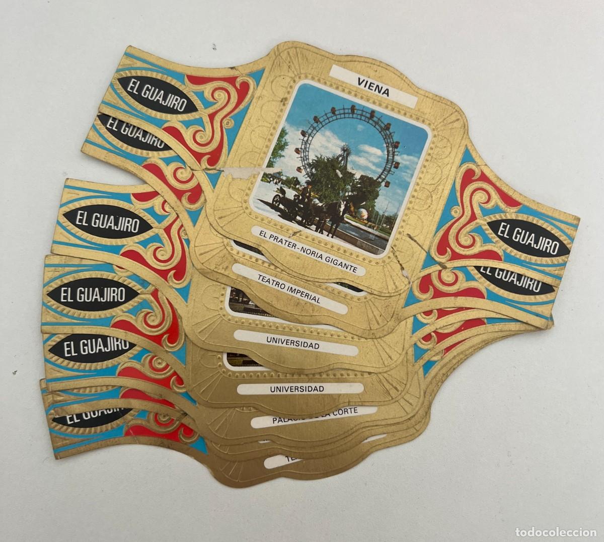 Vitolas de colecci&oacute;n: EL GUAJIRO &ndash; VIENA &ndash; LOTE DE 10 VITOLAS