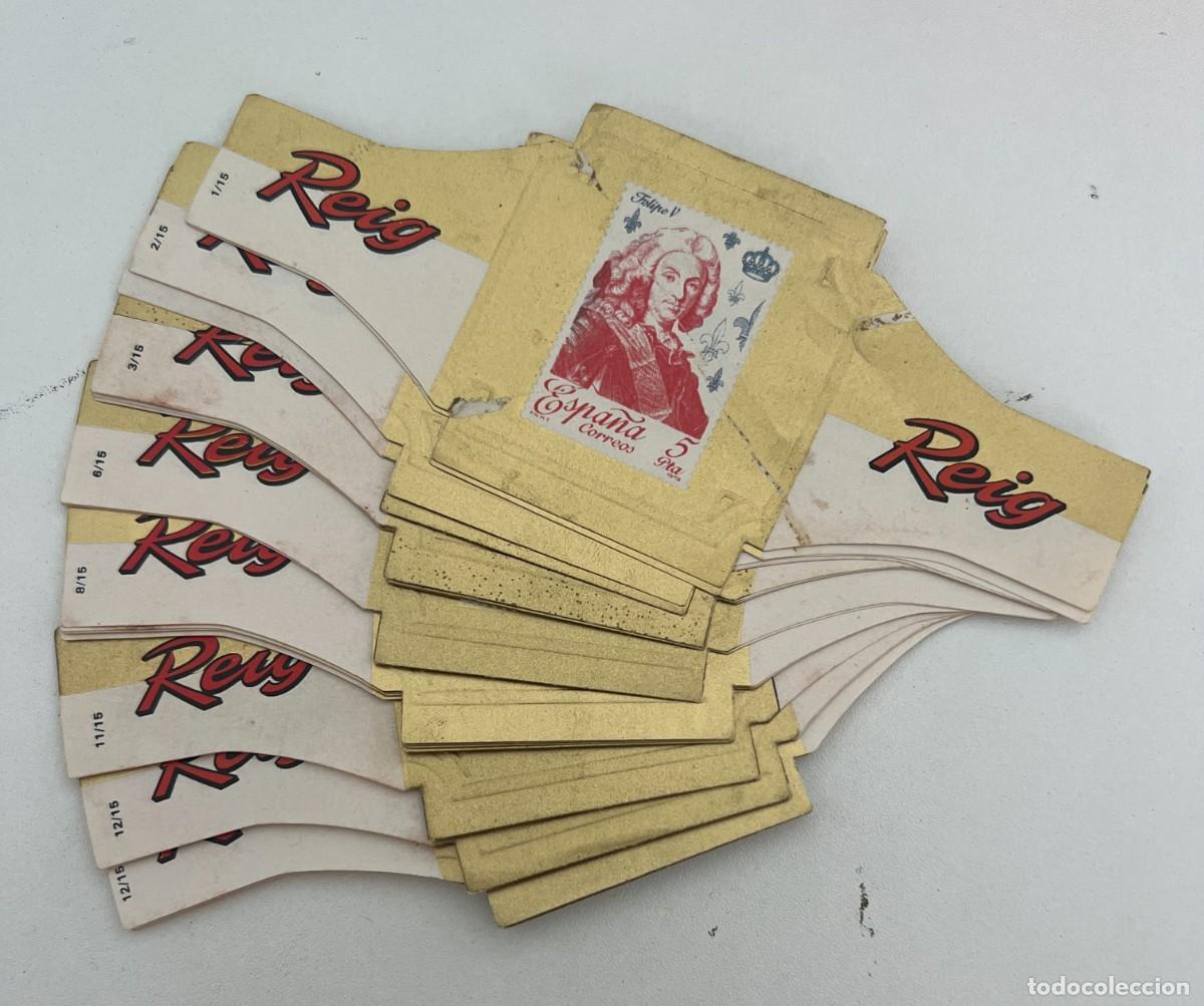 Vitolas de colecci&oacute;n: REIG &ndash; REYES DE ESPA&Ntilde;A &ndash; COLECCI&Oacute;N COMPLETA DE 15 VITOLAS