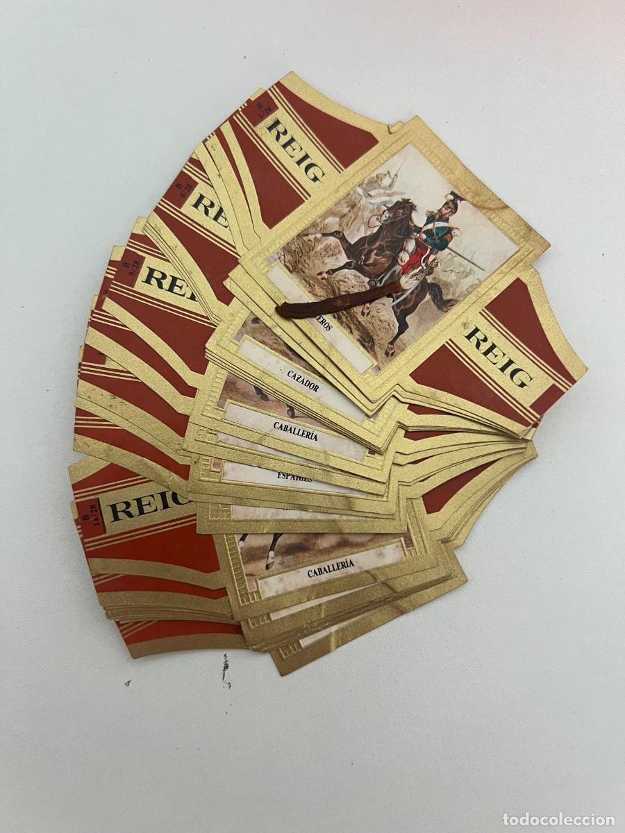 Vitolas de colecci&oacute;n: REIG &ndash; CABALLER&Iacute;A FRANCESA SERIE B &ndash; 24 DE 28 VITOLAS
