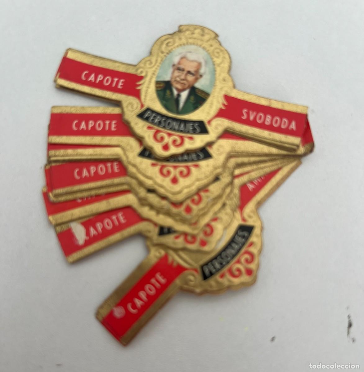 Vitolas de colecci&oacute;n: CAPOTE &ndash; PERSONAJES SERIE A &ndash; COLECCI&Oacute;N COMPLETA DE 24 VITOLAS