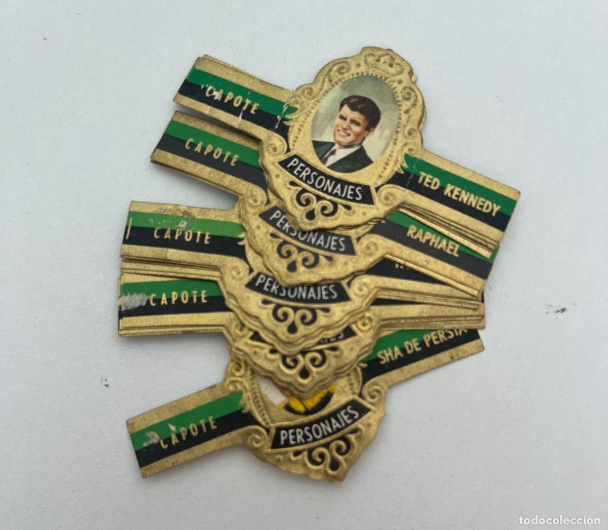Vitolas de colecci&oacute;n: CAPOTE &ndash; PERSONAJES SERIE C &ndash; COLECCI&Oacute;N COMPLETA DE 24 VITOLAS