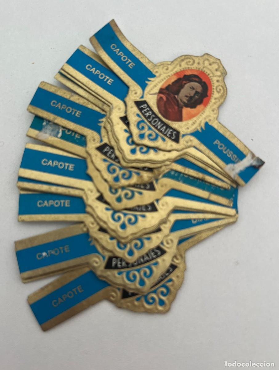Vitolas de colecci&oacute;n: CAPOTE &ndash; PERSONAJES SERIE F &ndash; COLECCI&Oacute;N COMPLETA DE 24 VITOLAS