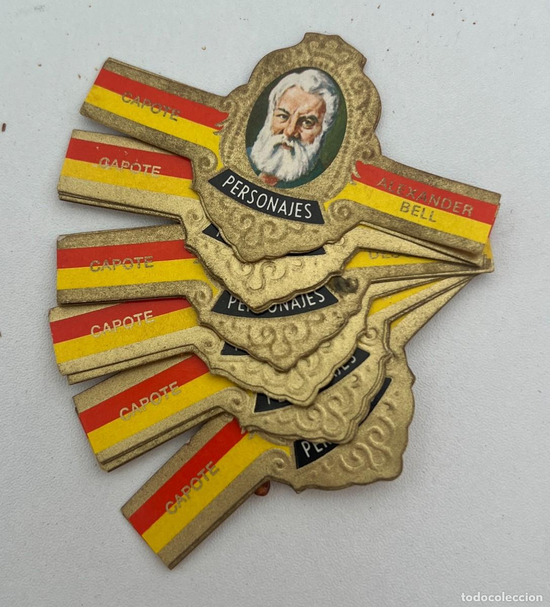Vitolas de colecci&oacute;n: CAPOTE &ndash; PERSONAJES SERIE G &ndash; COLECCI&Oacute;N COMPLETA DE 24 VITOLAS