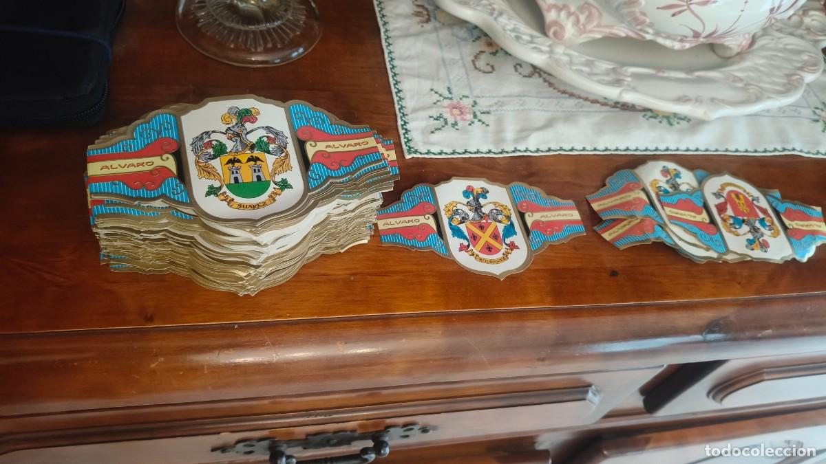 Vitolas de colecci&oacute;n: Lot de 300 vitolas Alvaro
