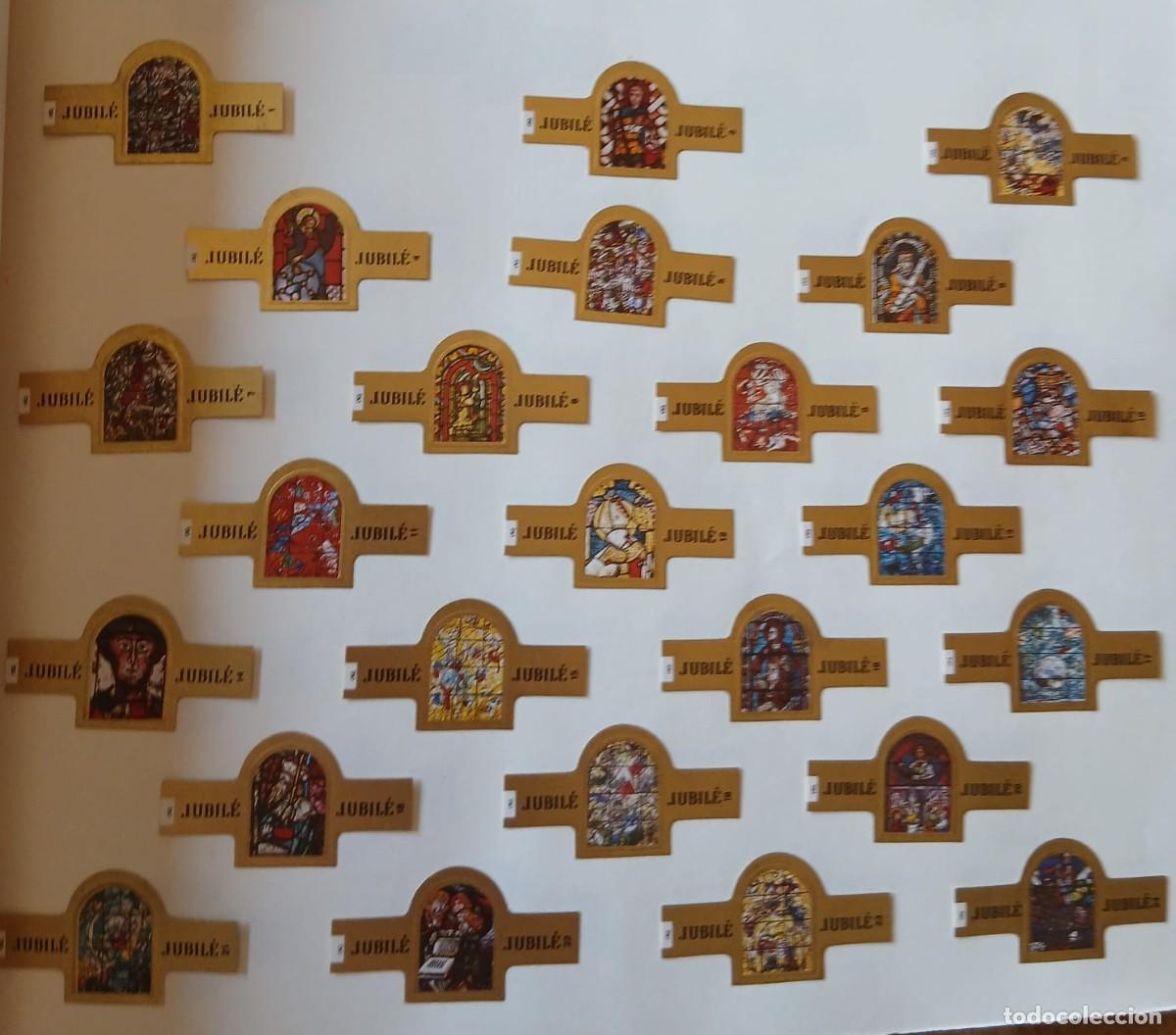 Vitole di collezione: Vitolas lote completo de (puros Jubile) 24 vitolas vidrieras estado impecable