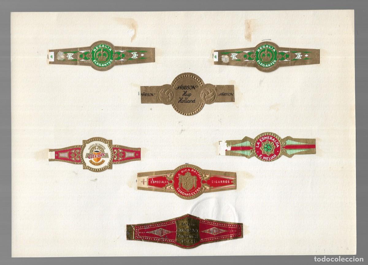 Sammlung von Banderolen: COLECCI&Oacute;N 7 VITOLAS PUROS (Cuba, Pa&iacute;ses Bajos e Islas Canarias) - 1&ordf; Mitad y 2&ordf; Mitad s. XX.