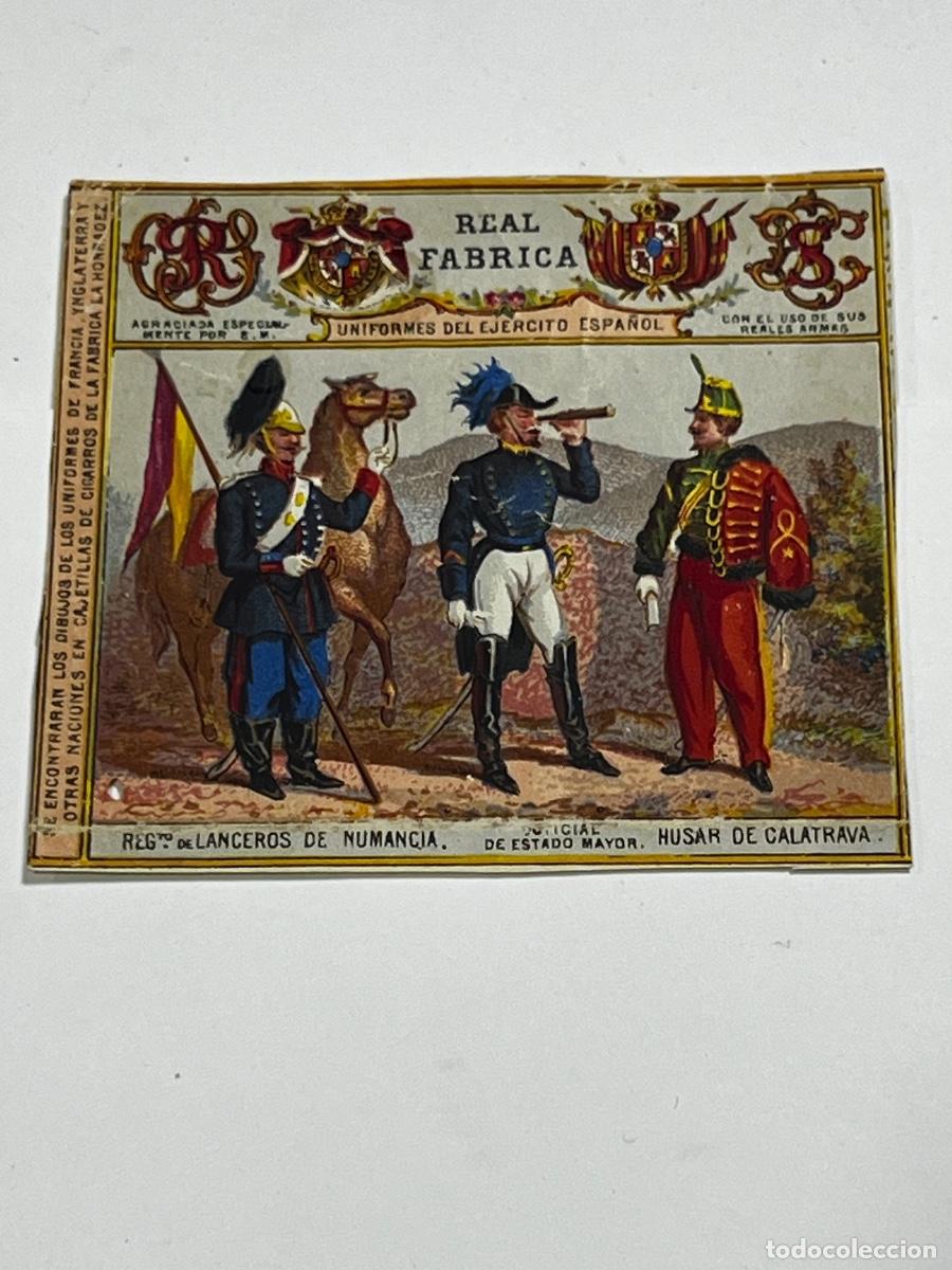 Vitolas de colecci&oacute;n: HABILITACI&Oacute;N. VISTA - BOFET&Oacute;N. UNIFORMES DEL EJERCITO ESPA&Ntilde;OL.