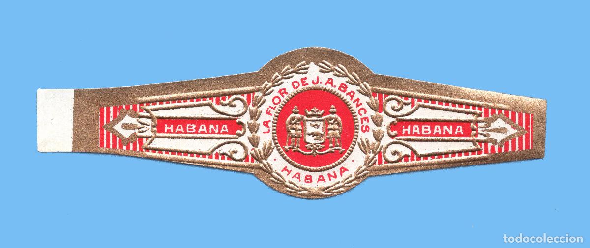 Vitolas de colecci&oacute;n: VITOLA CUBANA ANTIGUA - MARCA LA FOR DE J. A. BANCES - HABANA