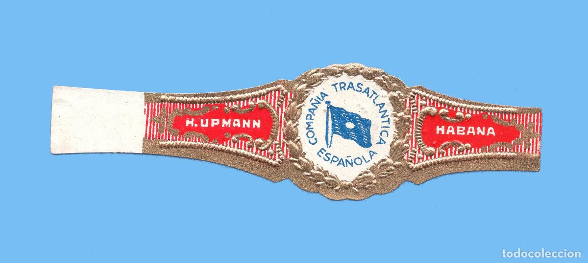 An&eacute;is de charuto de cole&ccedil;&atilde;o: VITOLA CUBANA ANTIGUA - MARCA H. UPMANN - COMPA&Ntilde;&Iacute;A TRANSATL&Aacute;NTICA ESPA&Ntilde;OLA - BANDERA