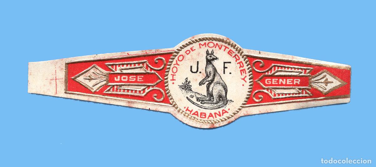 Bagues de cigare de collection: VITOLA CUBANA ANTIGUA - MARCA JOSE GENER - HOYO DE MONTERREY - TEM&Aacute;TICA FAUNA - CANGURO