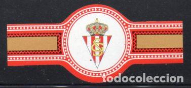 Bagues de cigare de collection: VITOLA CLASICA: 066004, TEMA DEPORTES, SPORTING DE GIJON, FARIAS.