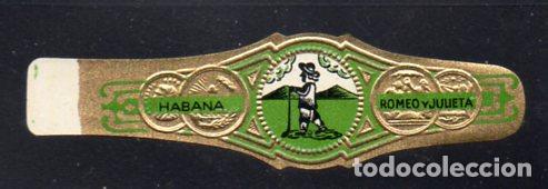 Collection cigar bands: VITOLA CLASICA: 066005, TEMA DEPORTES, ROMEO Y JULIETA, CUBA.