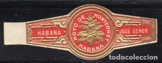 Vitolas de colecci&oacute;n: VITOLA CLASICA: 066022, TEMA FLORES, HOYO DE MONTERREY, JOSE GENER, CUBA.