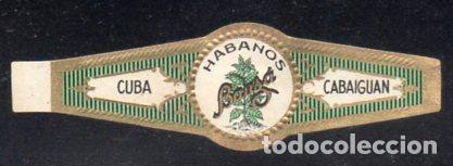 Vitolas de colecci&oacute;n: VITOLA CLASICA: 066023, TEMA FLORES, BAUZA, CABAIGUAN, CUBA.