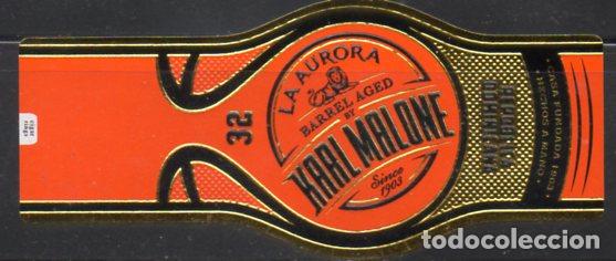 Vitolas de colecci&oacute;n: VITOLA CLASICA: 196002, TEMA FAUNA, FELIDOS, LA AURORA, REPUBLICA DOINICANA.