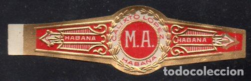 Vitolas de colecci&oacute;n: VITOLA CLASICA: 196010, M.A. CALIXTO LOPEZ, CUBA.