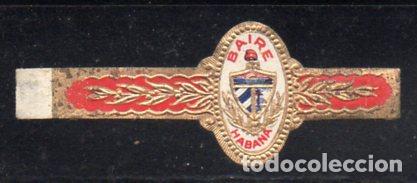 Vitolas de colecci&oacute;n: VITOLA CLASICA: 196019, TEMA ESCUDOS DE CUBA, BAIRE. CUBA.