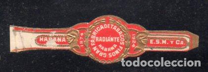 Vitolas de colecci&oacute;n: VITOLA CLASICA: 196026, LA RADIANTE, CUBA.