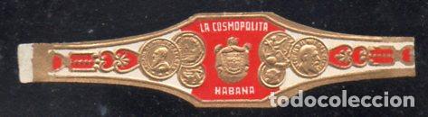 Vitolas de colecci&oacute;n: VITOLA CLASICA: 196028, LA COSMOPOLITA, CUBA.