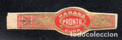 Vitolas de colecci&oacute;n: VITOLA CLASICA: 196030, PRONTO, CUBA.