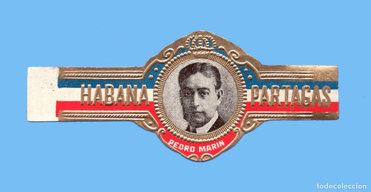 Vitolas de colecci&oacute;n: VITOLA CUBANA ANTIGUA - MARCA PARTAGAS - PEDRO MAR&Iacute;N