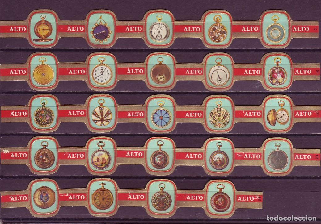 Vitolas de colecci&oacute;n: ALTO, RELOJES, F.P. 24 VITOLAS, SERIE COMPLETA.