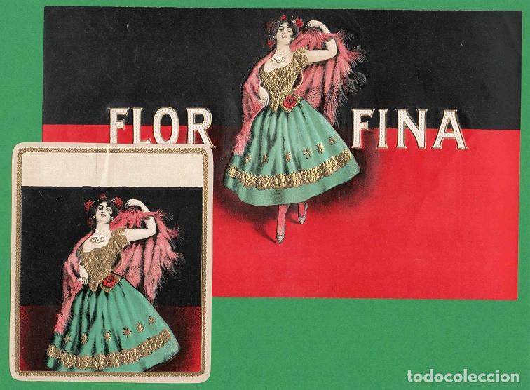 Vitolas de colecci&oacute;n: Vitolas, original litograf&iacute;as. Antiguas litograf&iacute;as de caja de tabacos. Spanish Dance (Untitled).
