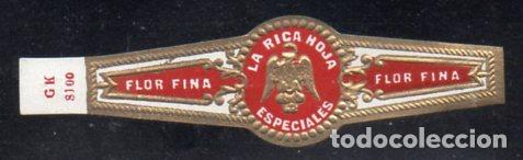 Vitolas de colecci&oacute;n: VITOLA CLASICA: 066029, TEMA AGUILAS MEXICANAS, LA RICA HOJA, MEXICO, TALON G.K.8100