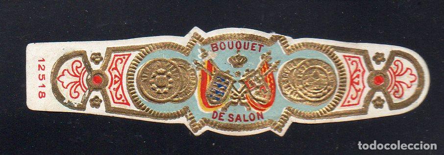 Vitolas de colecci&oacute;n: VITOLA CLASICA: 074011, TEMA BANDERAS, BOUQUET DE SALON, TALON 12518
