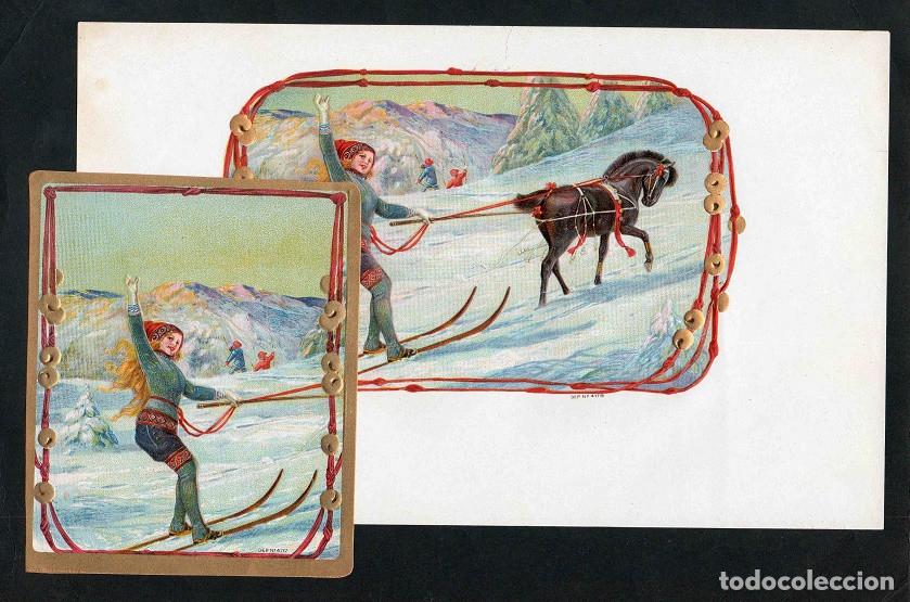 Vitolas de colecci&oacute;n: Vitolas, original litograf&iacute;as. Antiguas litograf&iacute;as de caja de tabacos. Sport (Untitled).